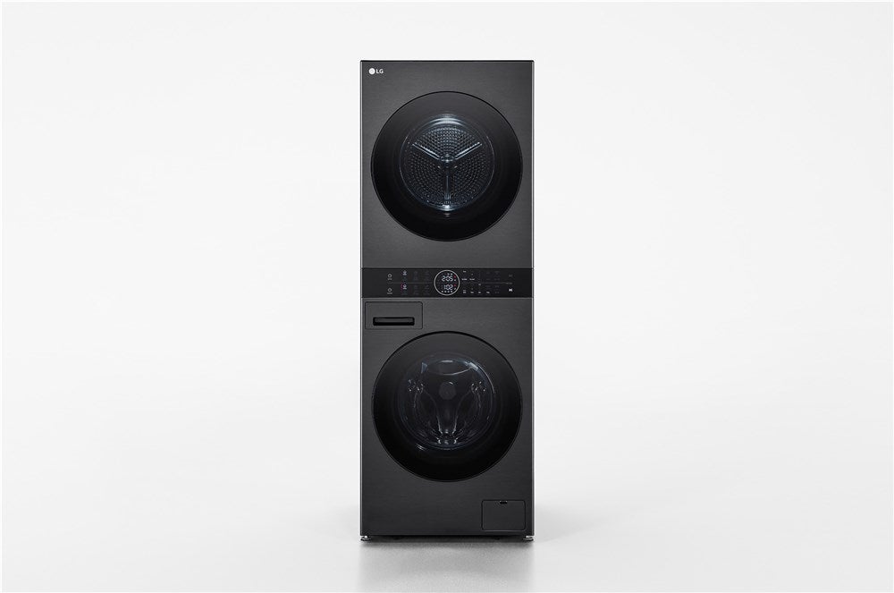 Lg Negro Torre De Lavado Y Secado Wt1210bbf, 12 Kg/10 Kg, Carga Frontal, 1400 Rpm, Wifi, Eficiencia A - Inox - Imagen 3