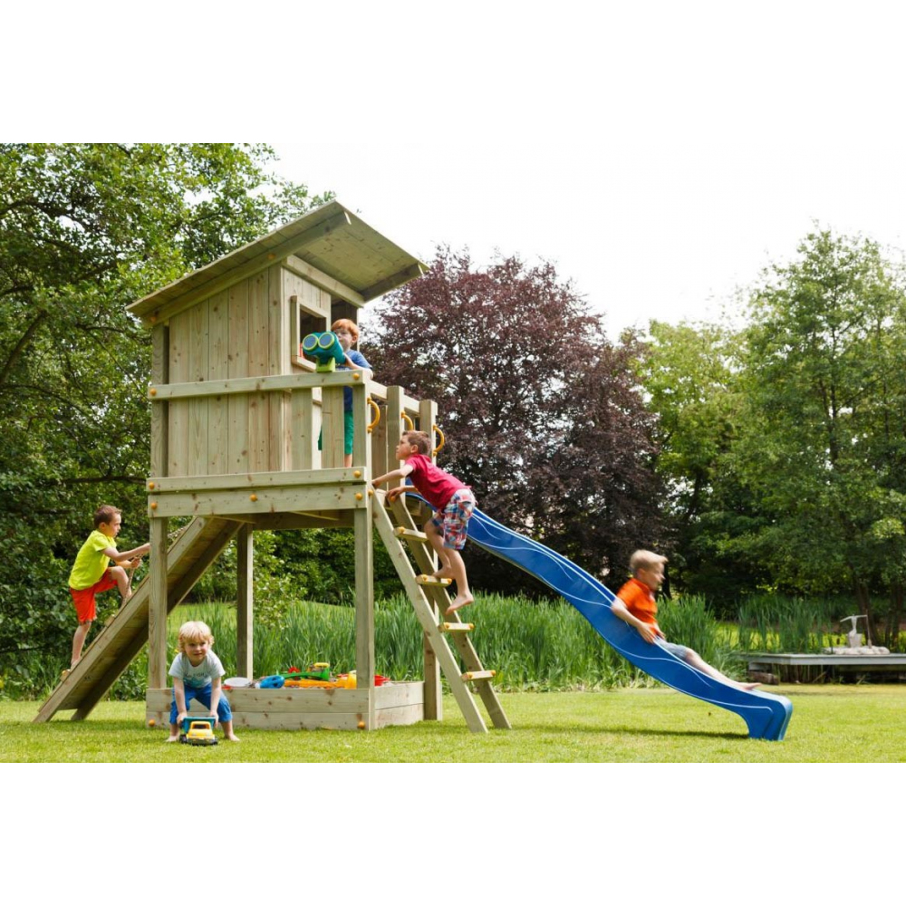 Glissière De Toboggan Bleu En Pehd Rex 230cm Kbt - 2