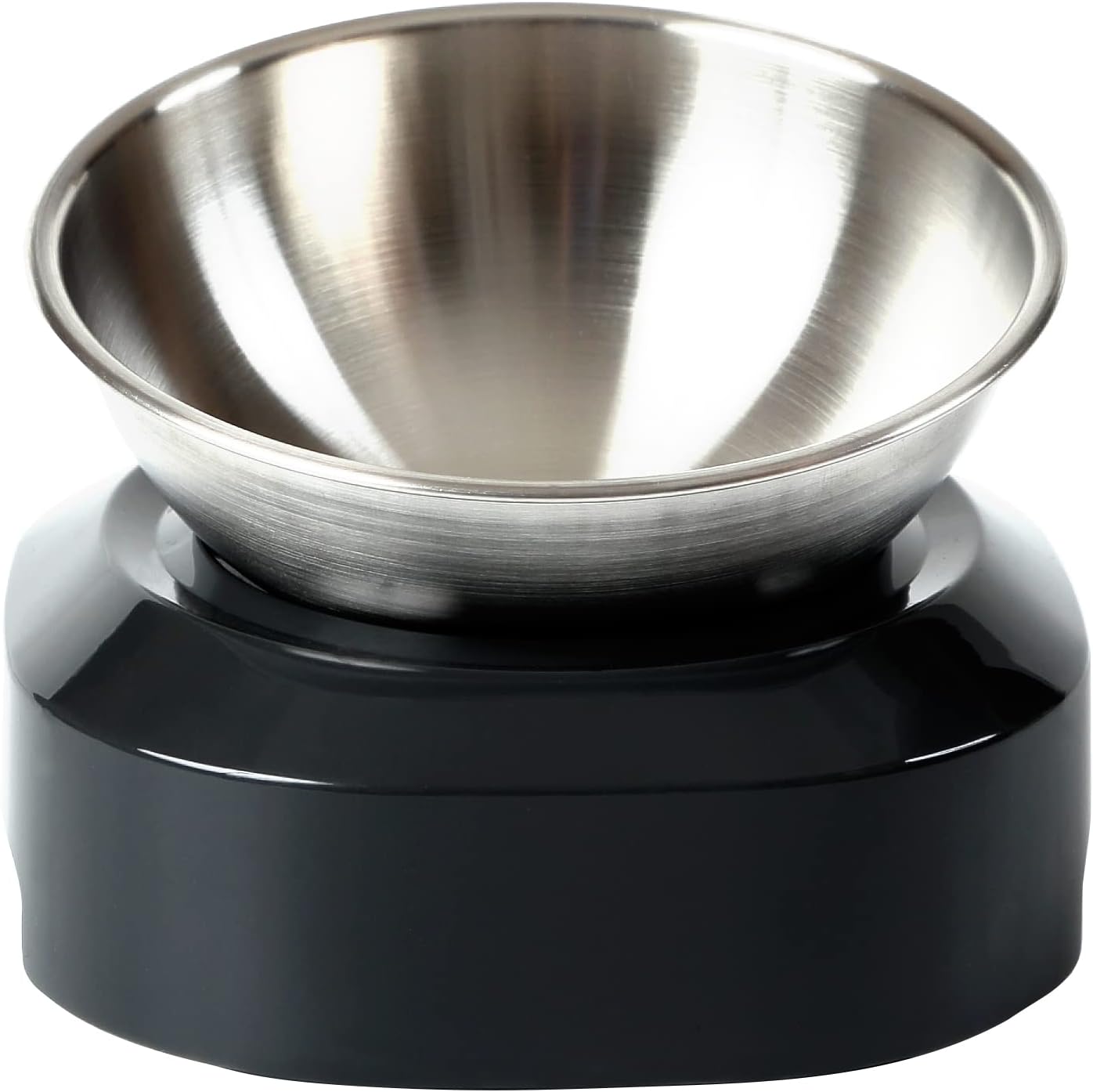 Podniesiona miska dla kota i psa ze stali nierdzewnej, antypoślizgowa i odporna na rozlanie