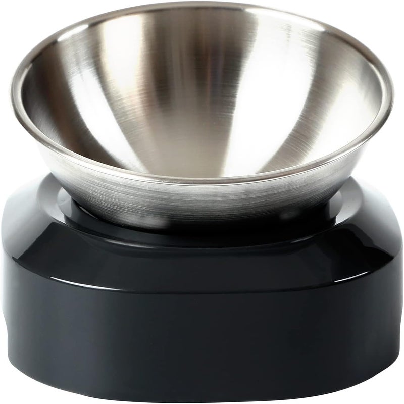 Podniesiona miska dla kota i psa ze stali nierdzewnej, antypoślizgowa i odporna na rozlanie