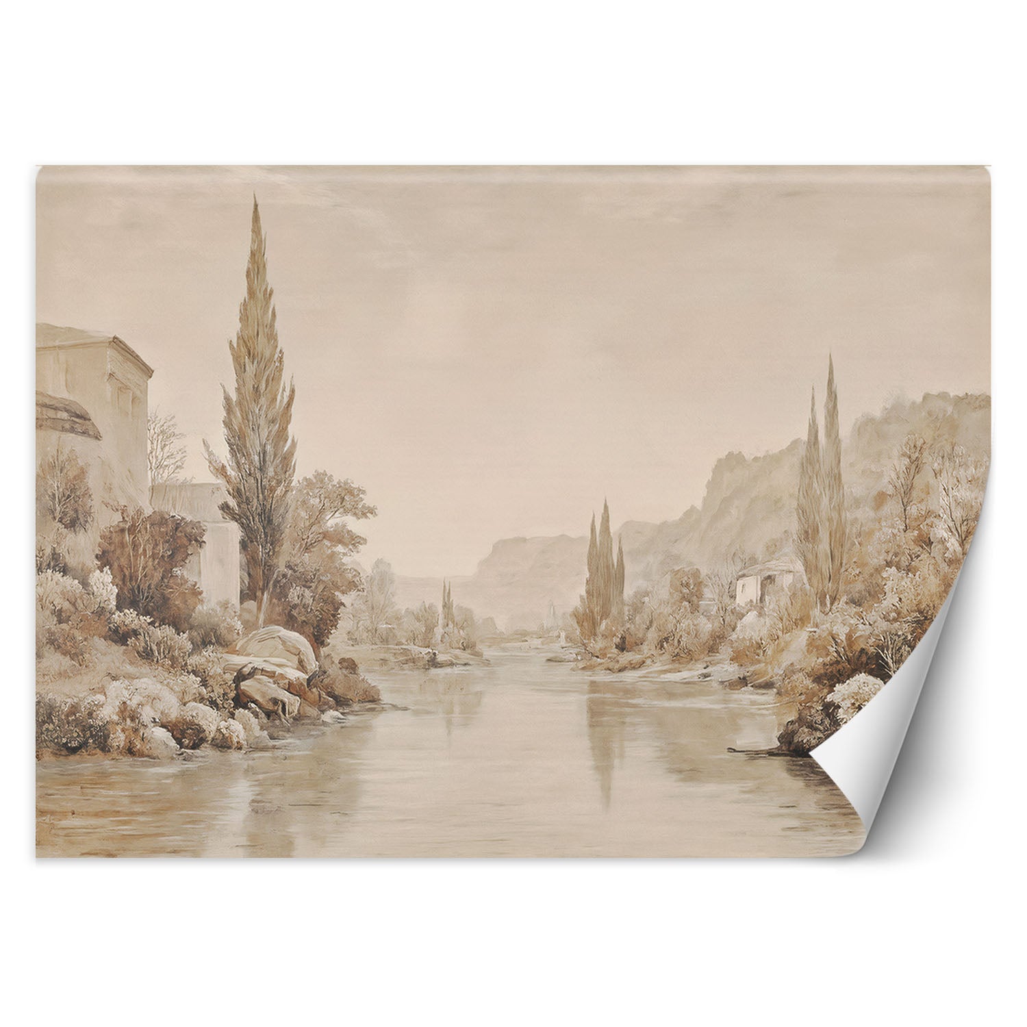 Fototapeta, Pejzaż Natura Sepia Botanika 250x175