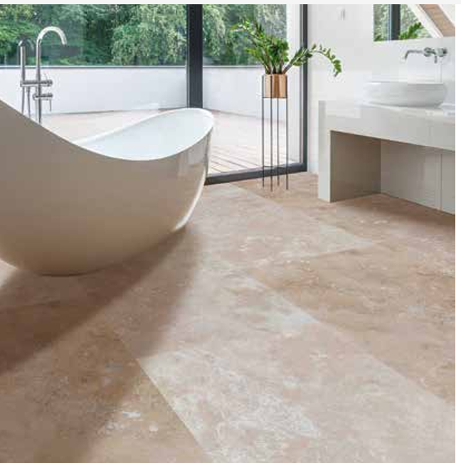Travertin en pierre naturelle 2nd choix 61x40,6x1.2 cm - 4