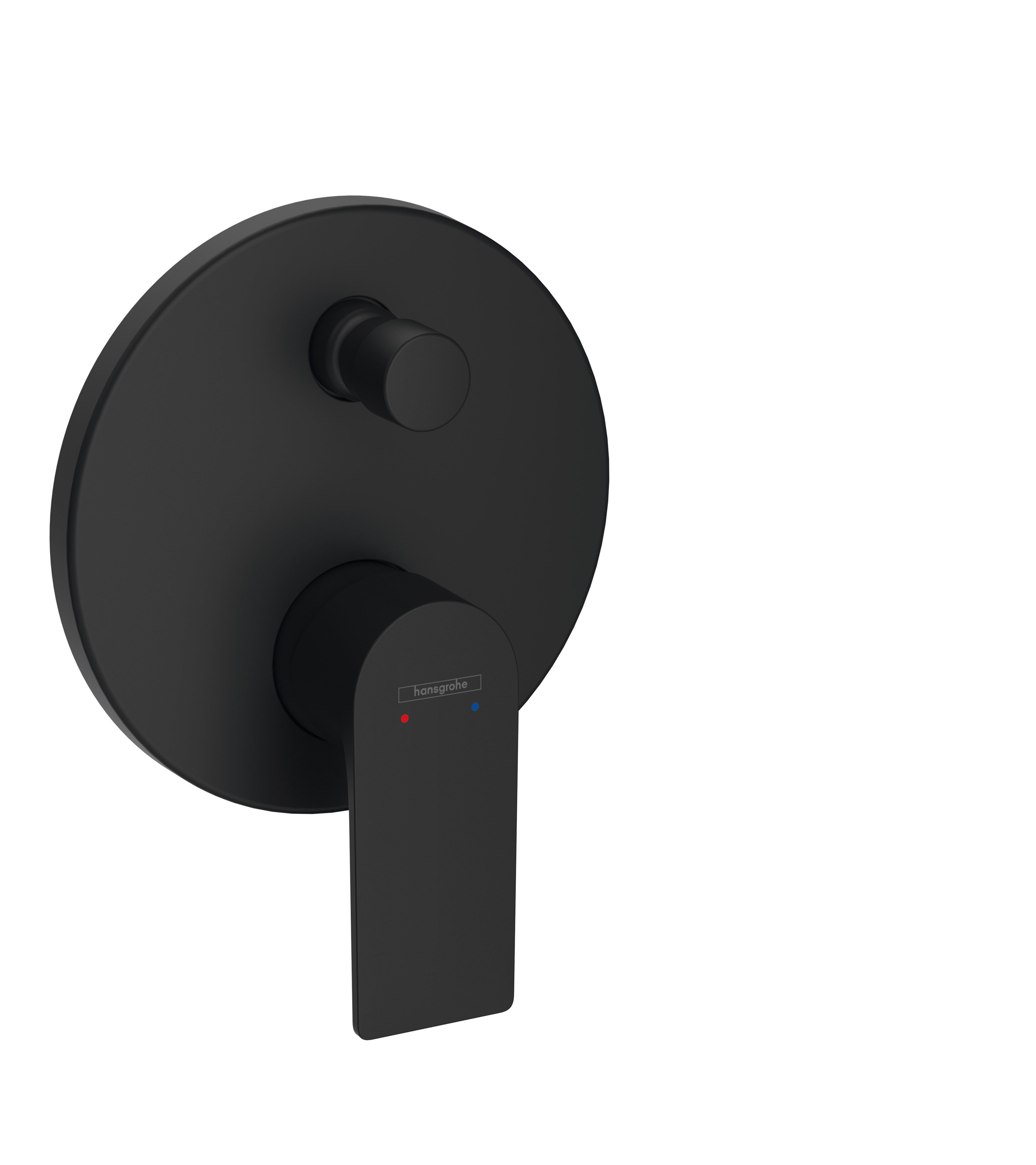 Jednouchwytowa bateria wannowa Hansgrohe podtynkowa do iBox universal czarny mat