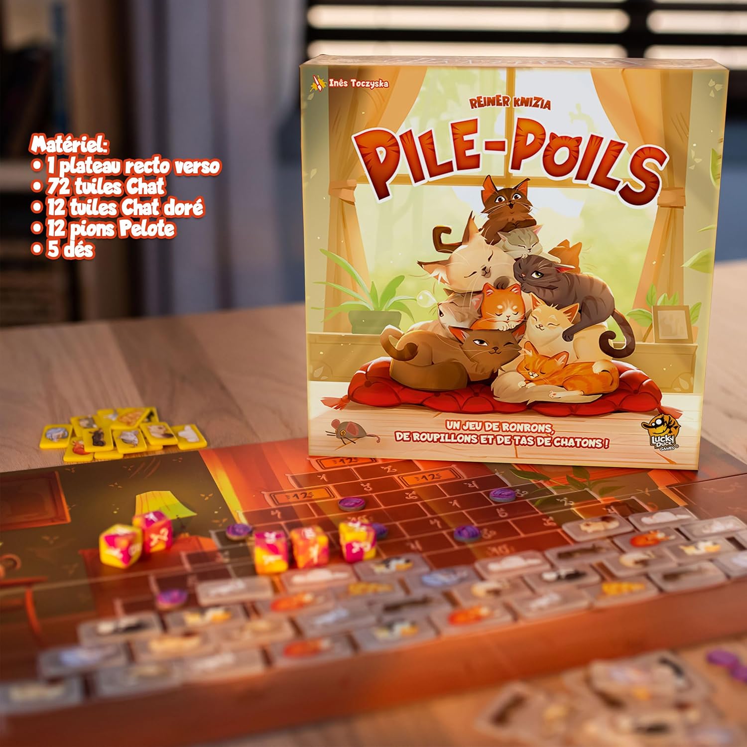 Pile-Poil - Jeu de société - LUCKY DUCK GAMES - 2 a 4 joueurs - Des 8 ...