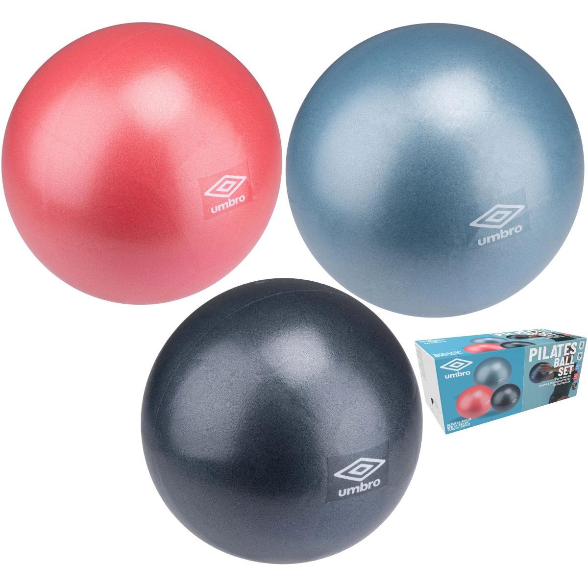 Piłka fitness pilates 18 cm 22 cm 25 cm 3 sztuki Umbro