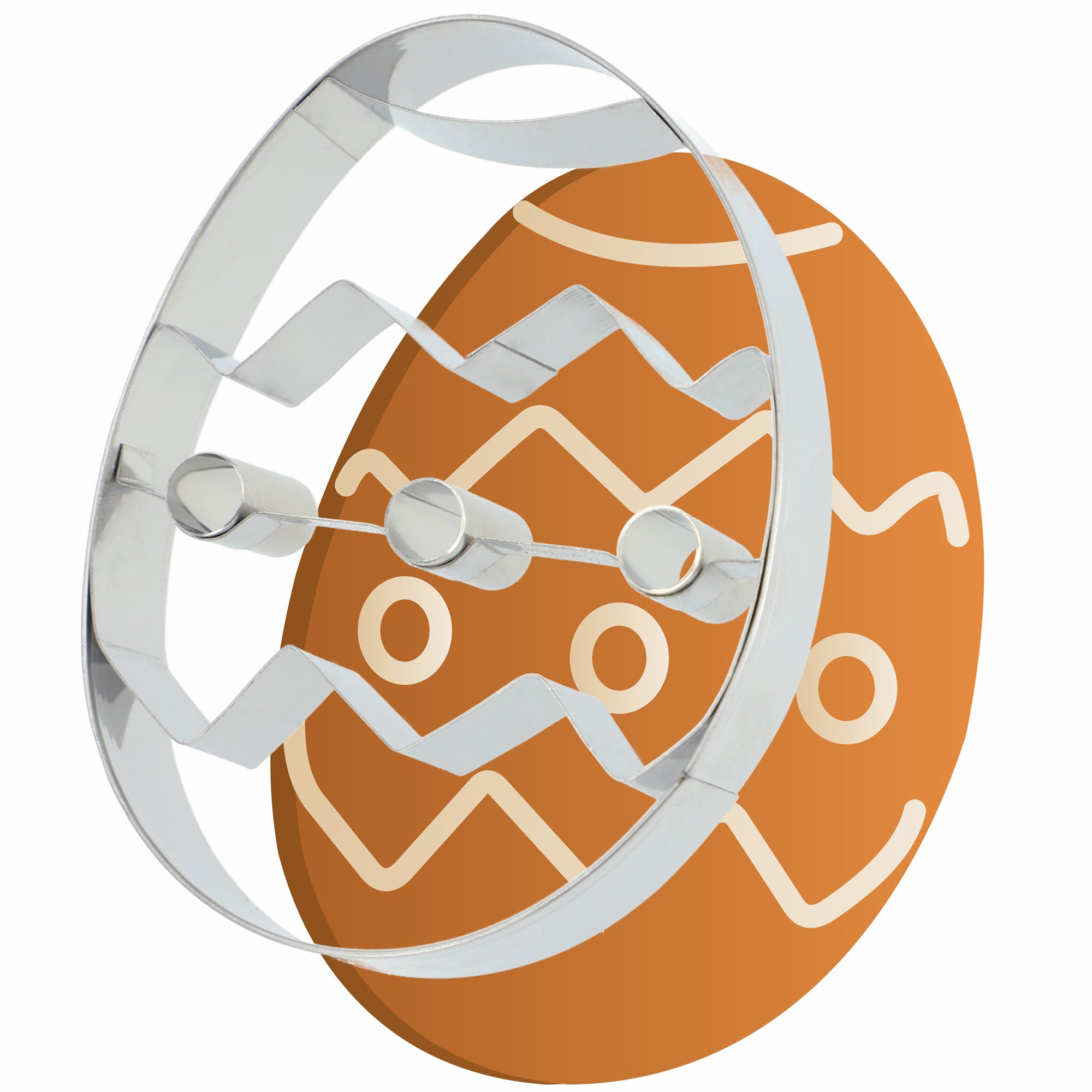 WYKRAWACZ DO PIERNIKÓW CIASTEK FOREMKA ŚWIĄTECZNA WYKROJNIK JAJKO JAJO 8 cm