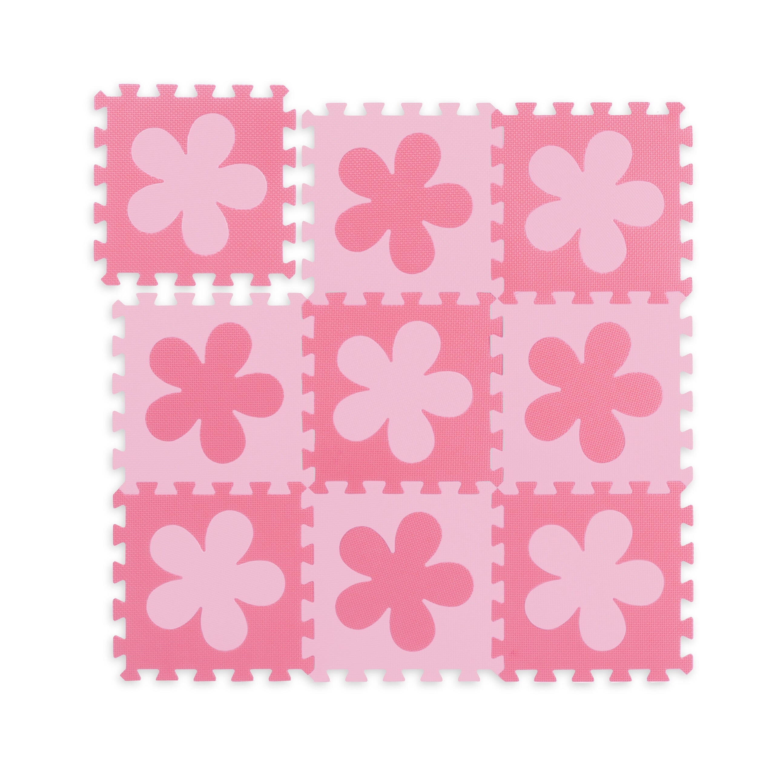 Relaxdays Tapis de jeu, puzzle 4x4 pièces, avec bordure, motifs robots