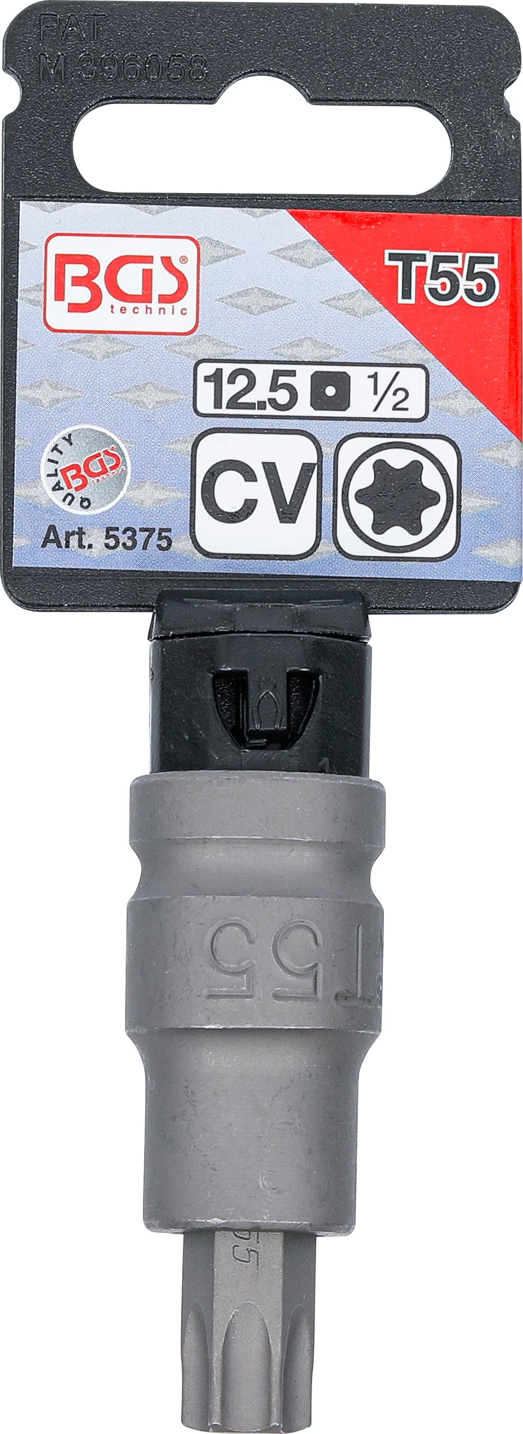 BGS Douille à embouts à choc | longueur 55 mm | 12,5 mm (1/2