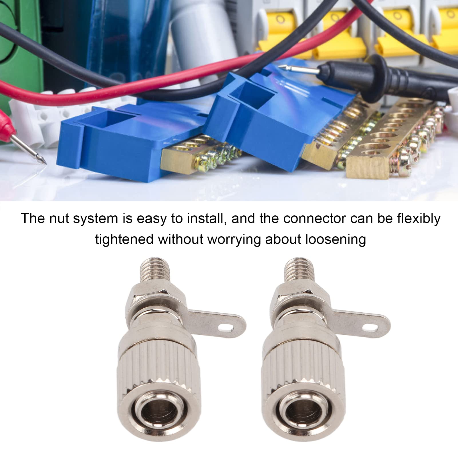 2 pezzi terminale corrente M4x27mm lunga durata pratico conveniente piccolo compatto parti elettroniche - 7