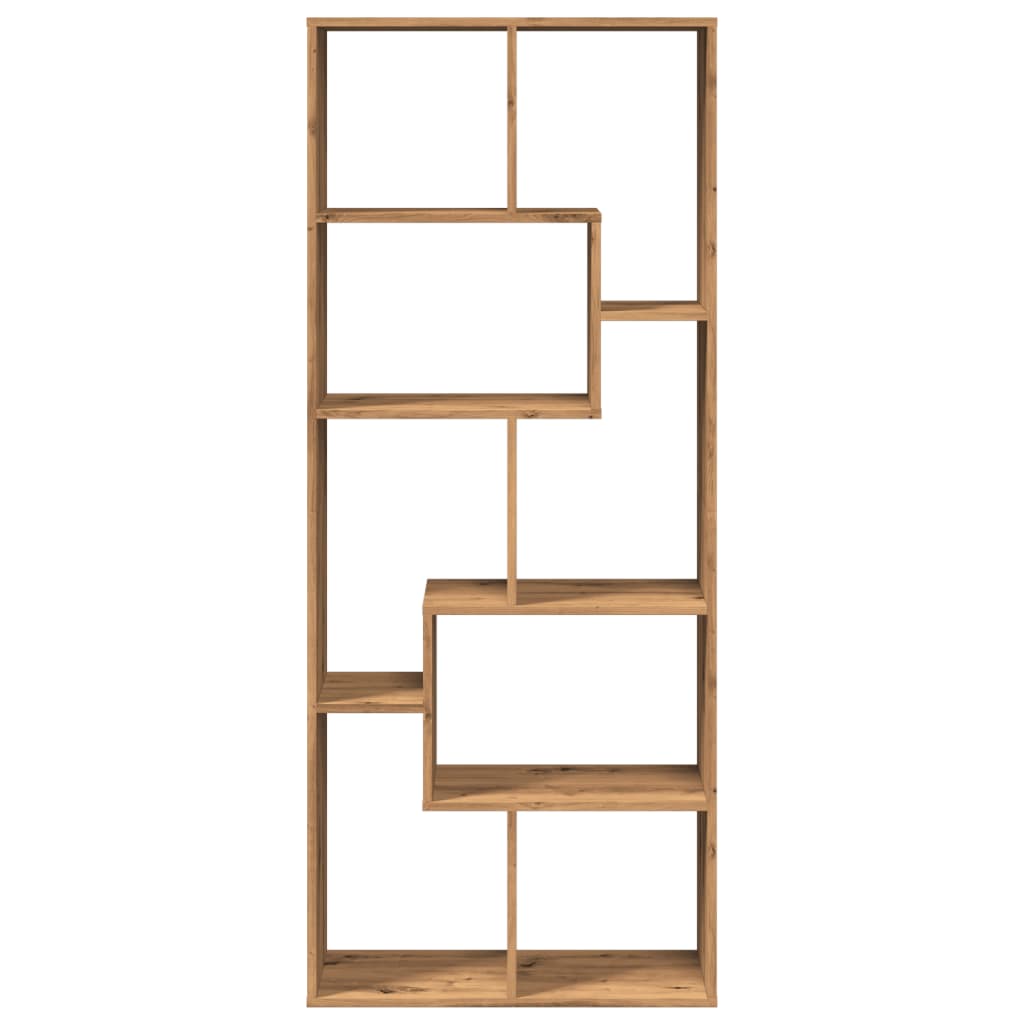 Bibliothèque pour Séjour en MDF Marron H. 161.5 x l. 67 x P. 25 cm - 5