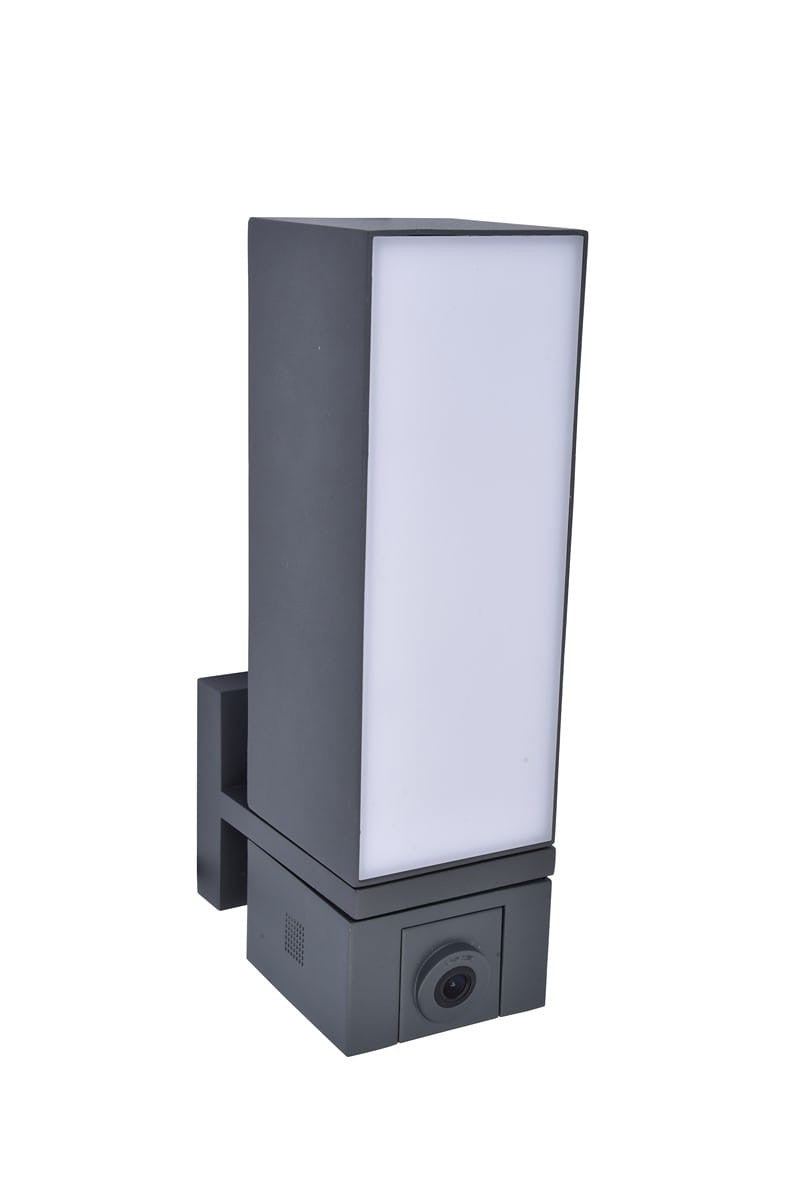 Kinkiet zewnętrzny CUBA LED 17W Odcienie bieli 1000lm antracytowo-biały wym:32,5x9,3x14,6cm IP44 Lutec