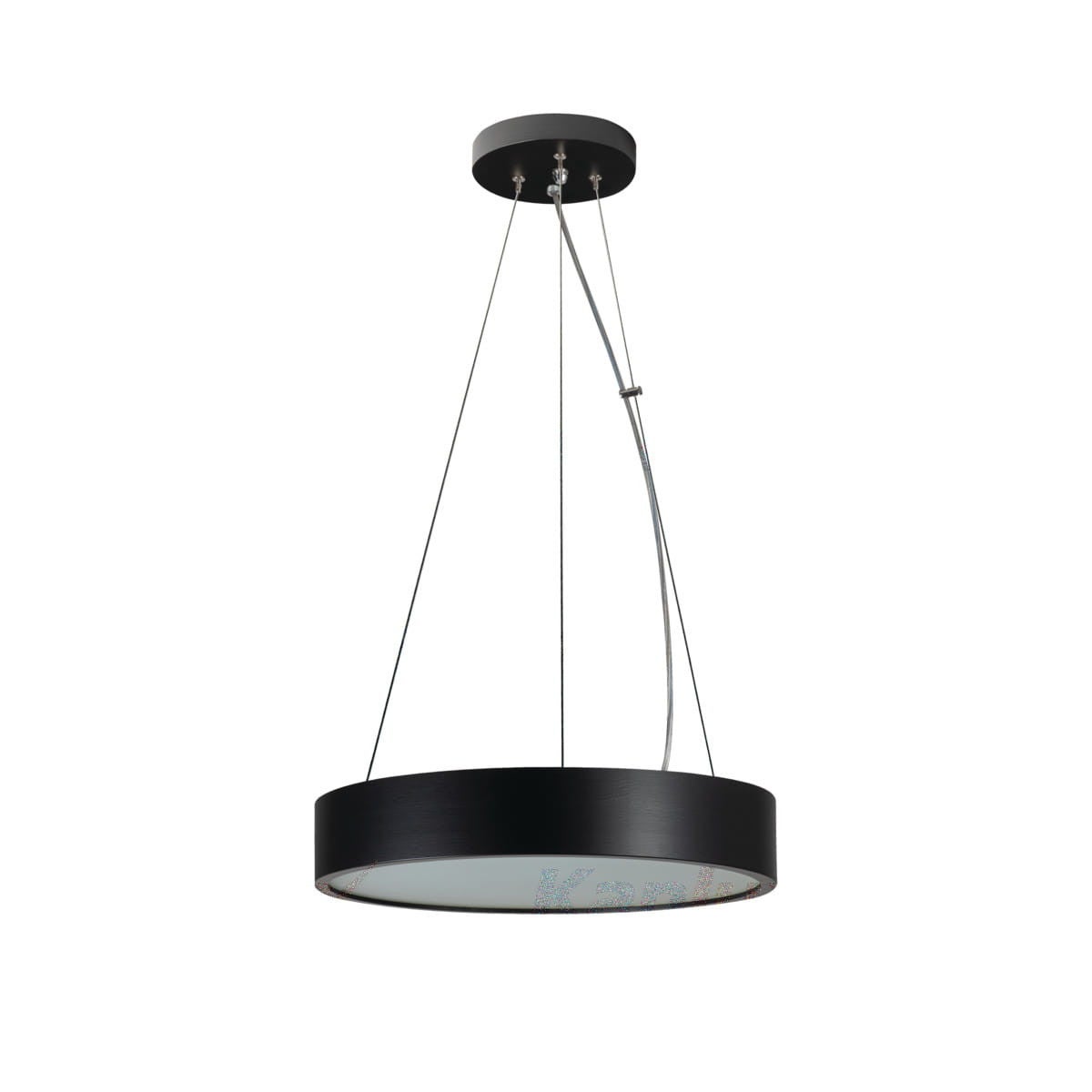 Lampa wisząca JASMIN czarna 2xE27x20W drewno wym:100x37,5x37,5cm IP20 Kanlux