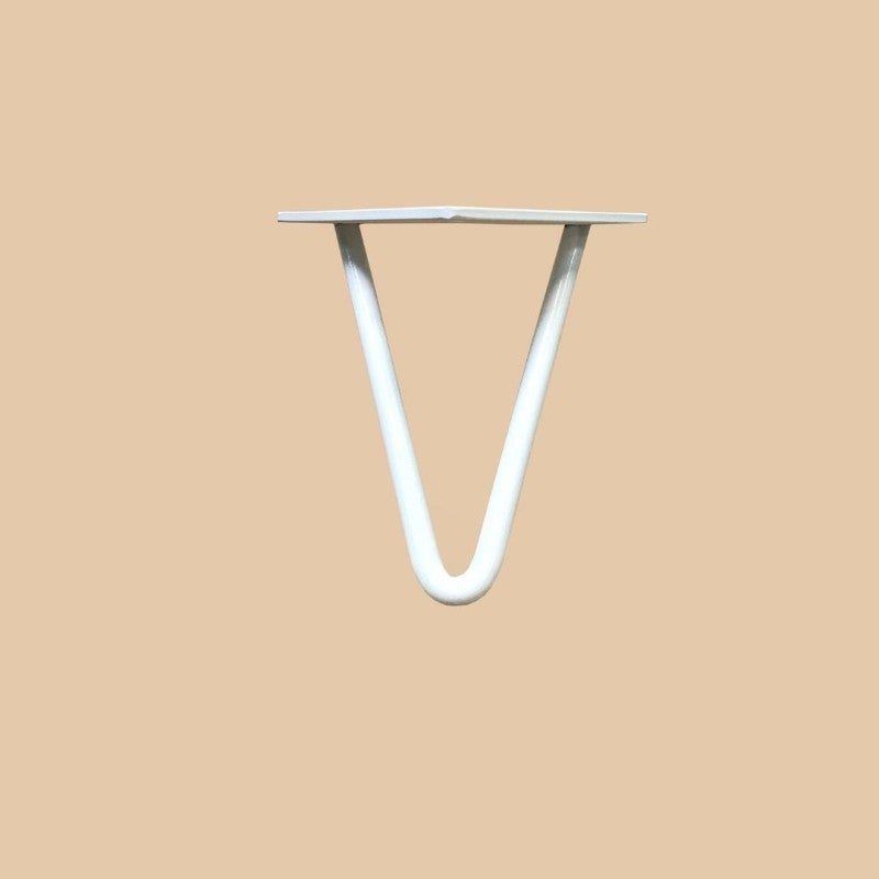 Pied Epingle Couleur - Blanc, Hauteur - 16 cm | Leroy Merlin
