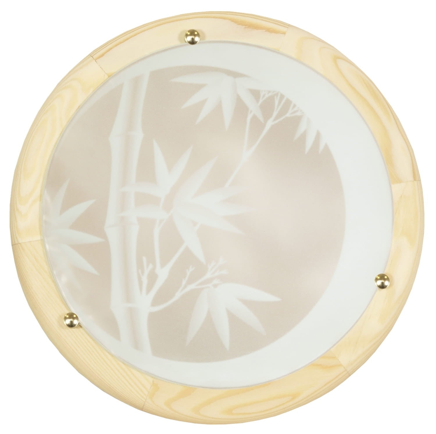 Plafon Bamboo okrągły biały 1xE27x20W wym: 9 x 30 cm IP20 metal Candellux