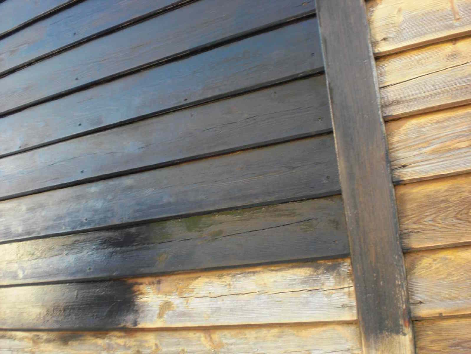 Lasure Ebène Imperméabilisante Bois Brut- WoodGuard Color- Saturateur Protecteur Eau Gel - Formule Végétale- 1L-8m2 - 6
