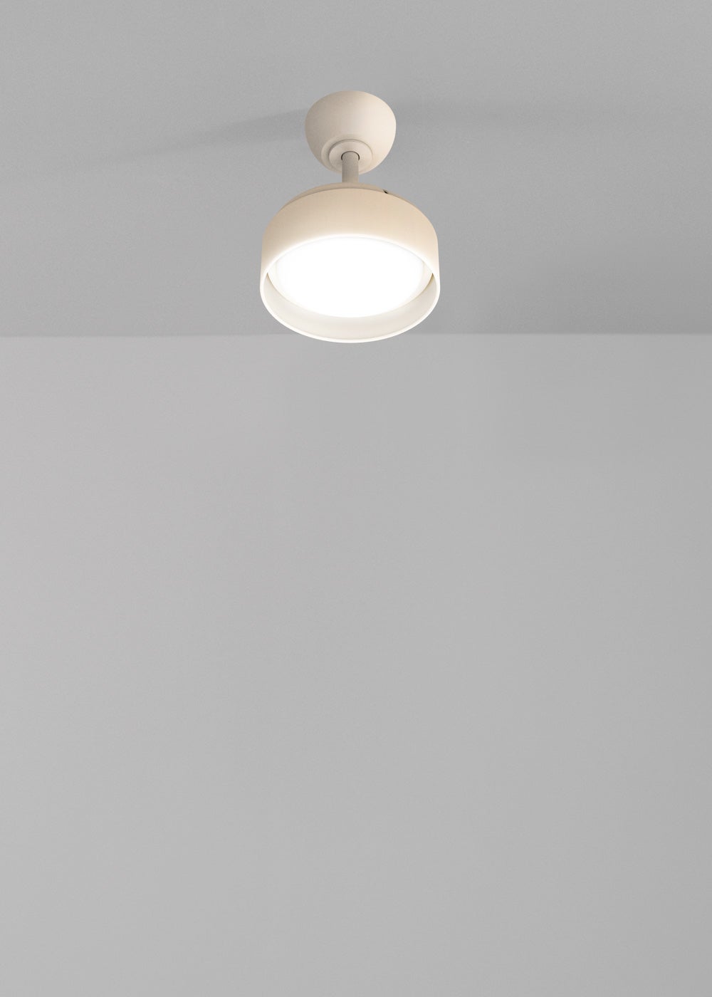 CREATE - WIND CLEAR LAMP S - Ventilateur de plafond 40W silencieux 55cm avec pales rétractables et eclaraige LED avec eclaraige sans wifi | Leroy Merlin