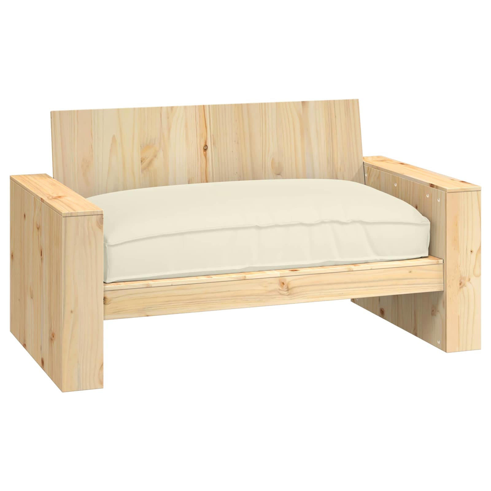 Maison Exclusive - Coussin Crème 120 x 80 x 12 cm Tissu Oxford - 2