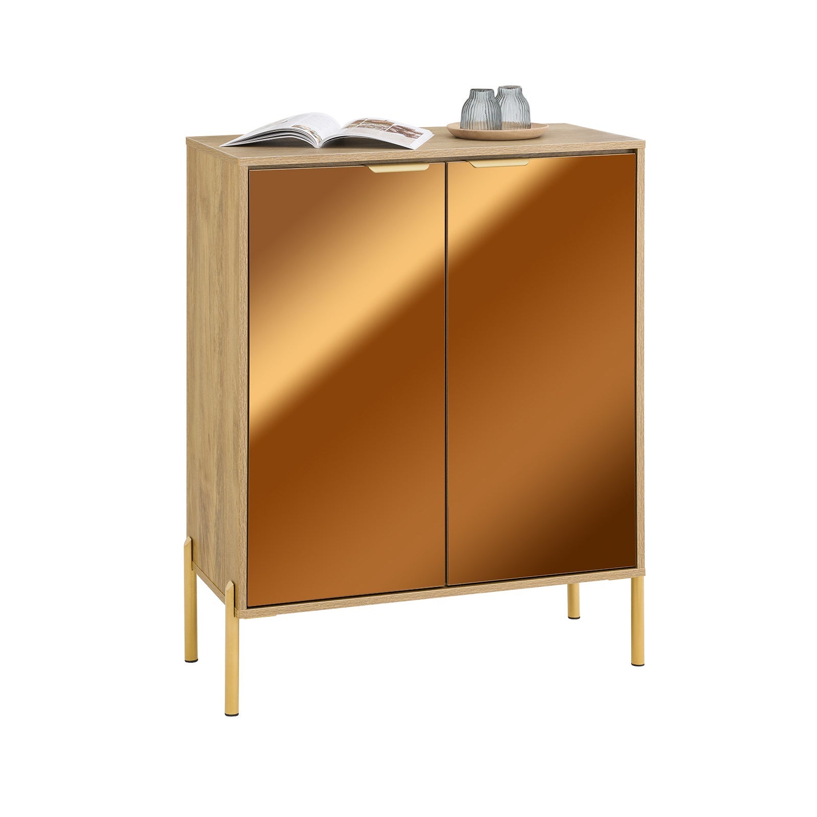 Console D’Entrée SoBuy 110 Cm – Meuble Couloir Bois & Métal Industriel Avec Rangement, Style Moderne