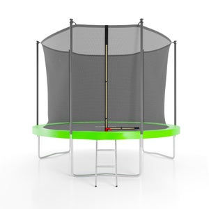 Poteau De Filet De Trampoline Ø25mm - Longueur Totale 221.5cm - Avec Mousse Et Visserie - Compatible 250-426cm