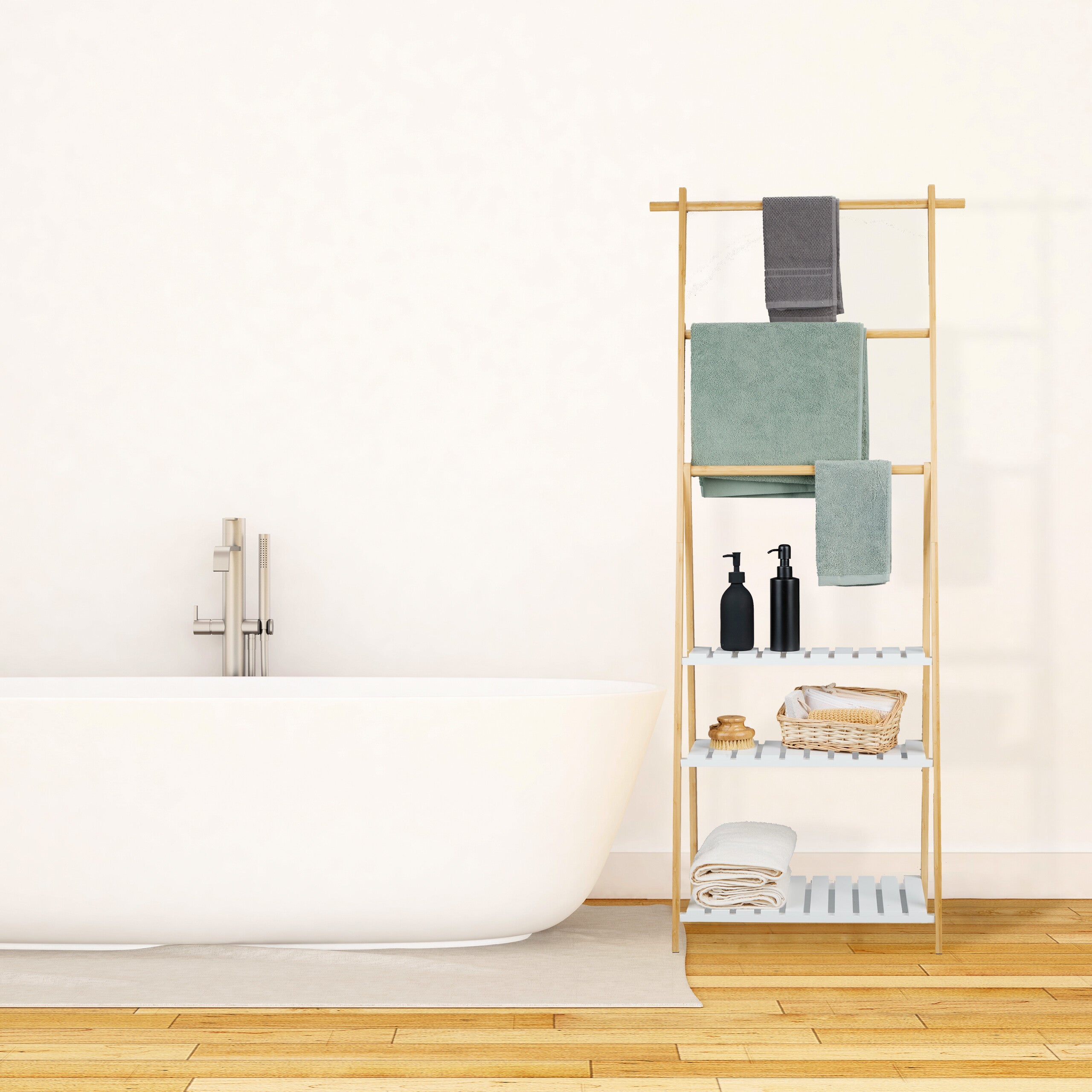 Colgador De Toallas Para Baño Toallero Para Puerta De Ducha De 18" Cromado Mampara De Cristal