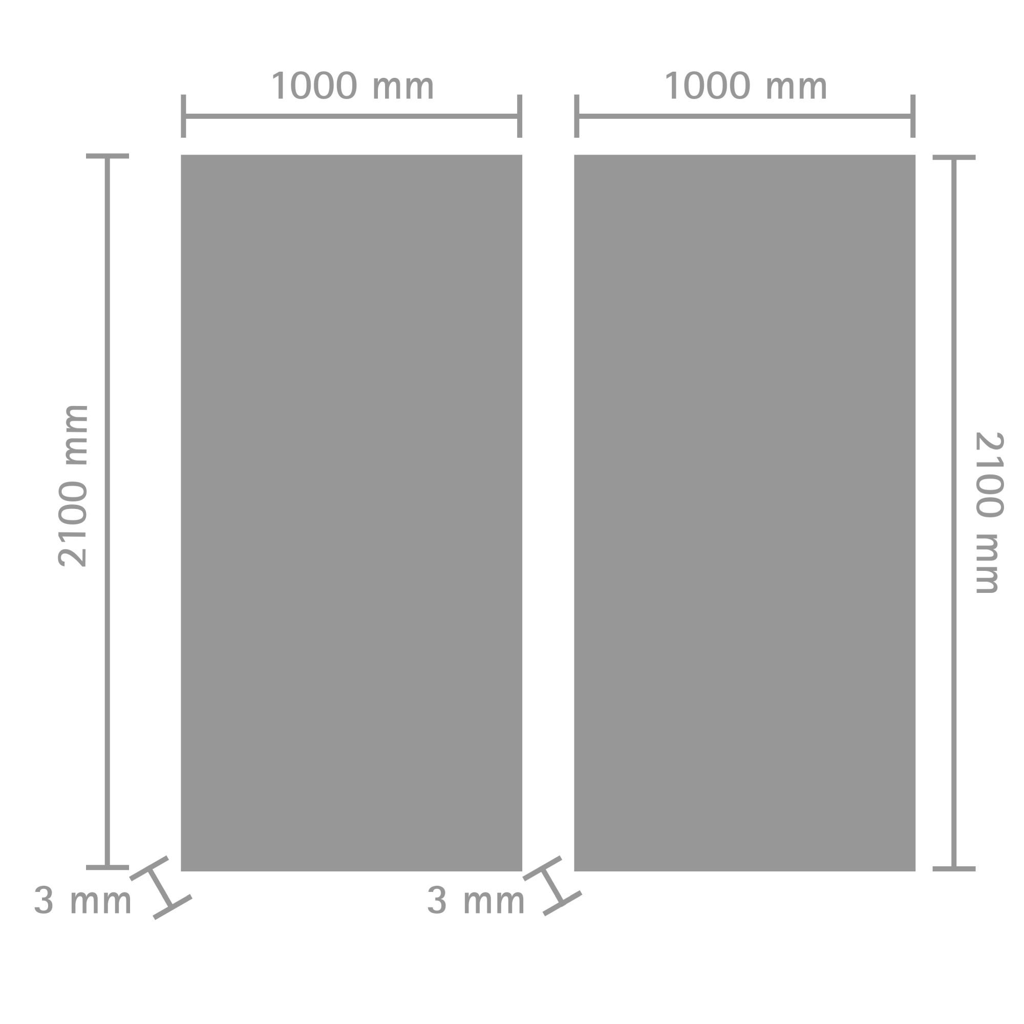 Schulte pack de 2 panneaux muraux 100x210 cm, revêtement pour douche et salle de bains, placement facile, DécoDesign DÉCOR, gris antico - 5