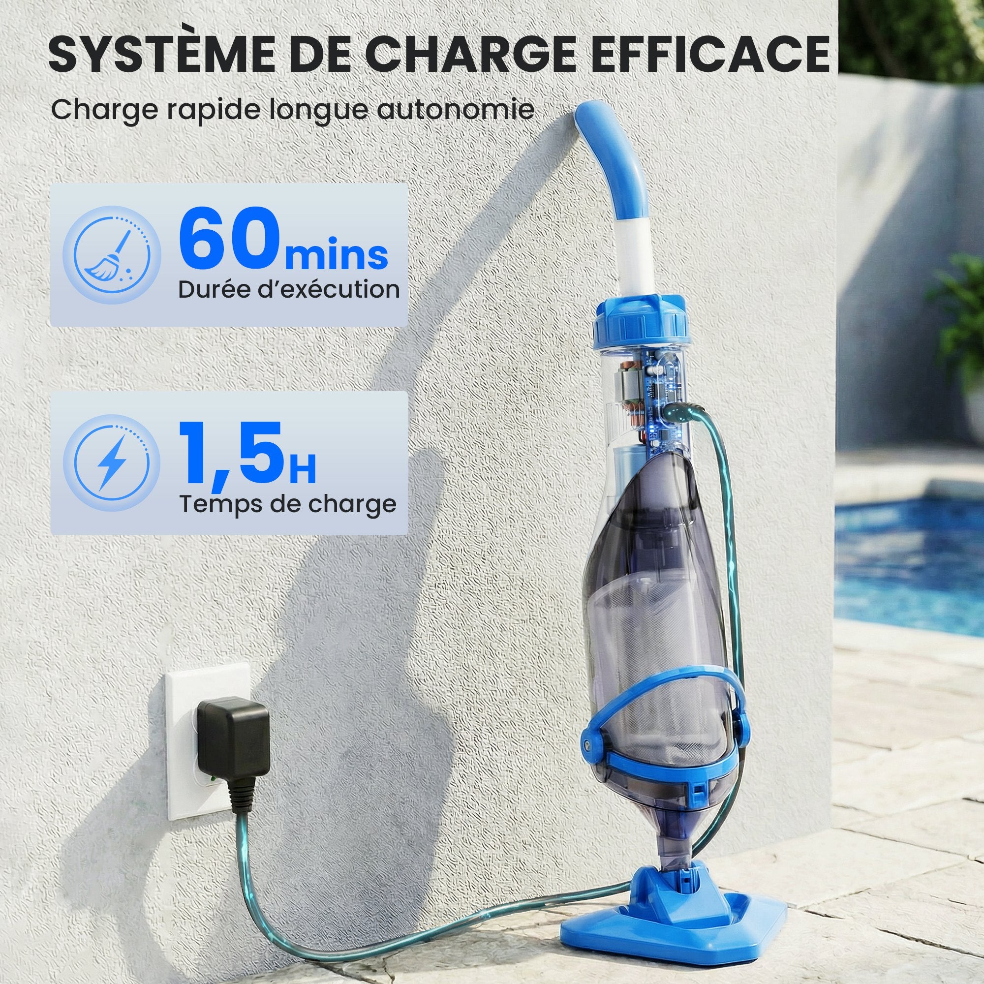 Aspirateur de Piscine ABS Outsunny - 5