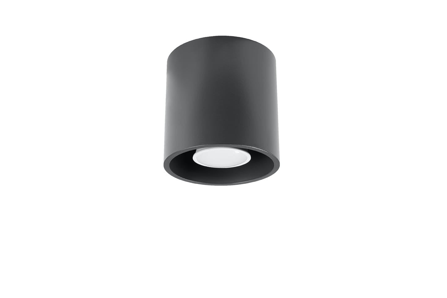 Reflektor sufitowy spot natynkowy Orbis okrągły antracyt 1xGU10x40W wym: 10 x 10 cm metal Sollux Lighting
