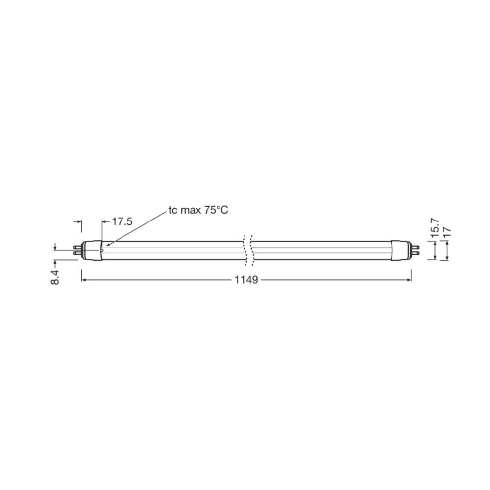 [LVE-4058075730472] Tubo LED T5 Ledvance G5 26W 4000Lm 4000K 180º IP20 ...