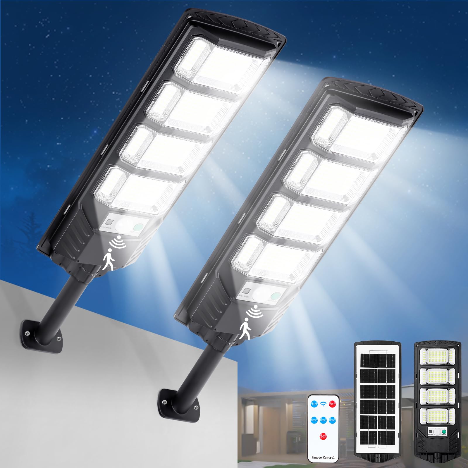 Lot De 2 Lanternes Solaires Extérieures En Métal - Effet Flamme Vacillante - Étanche IP65 - Auto-allumage
