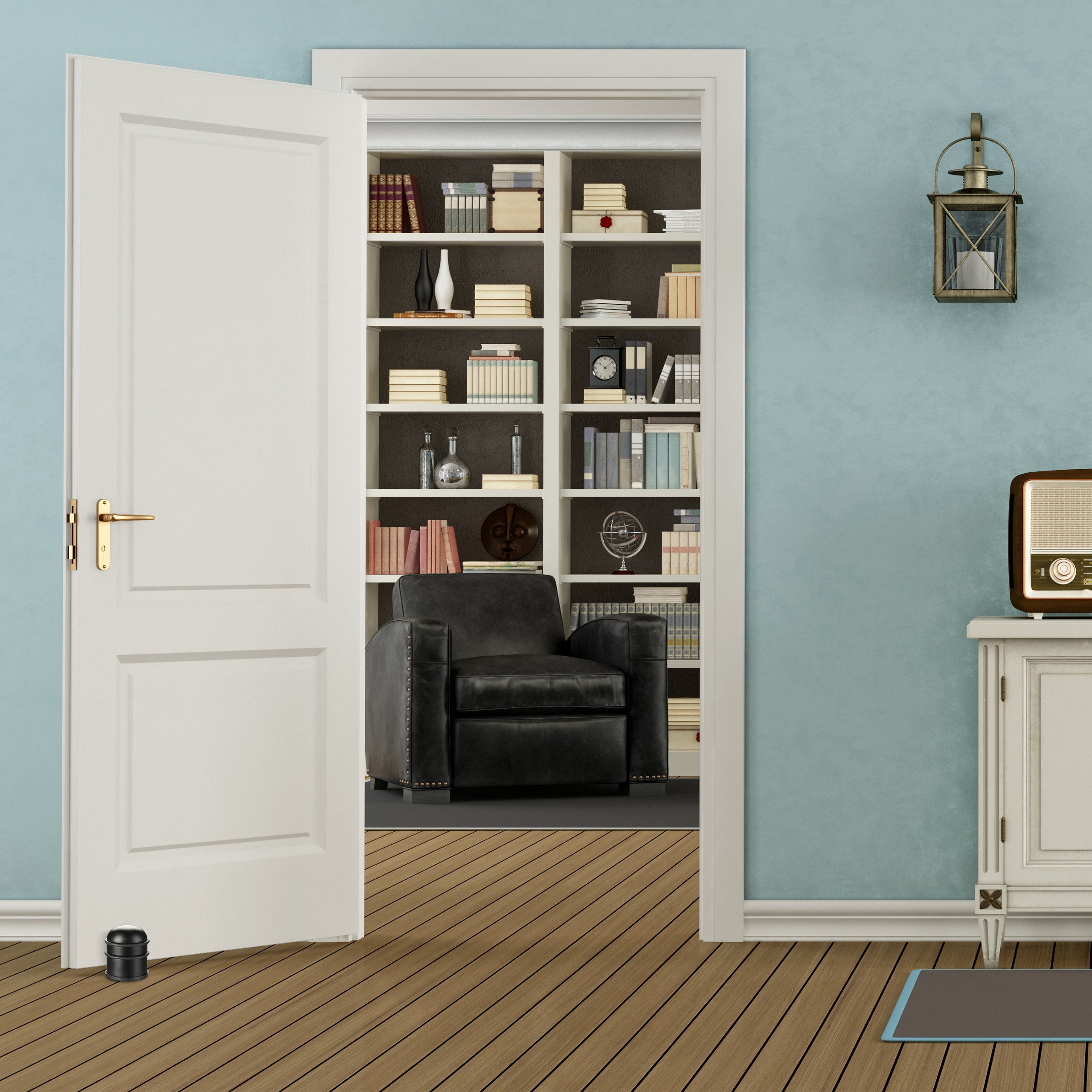 Fermaporta In Gomma - Set 4 Pezzi Con Base Antiscivolo Per Porte E Finestre