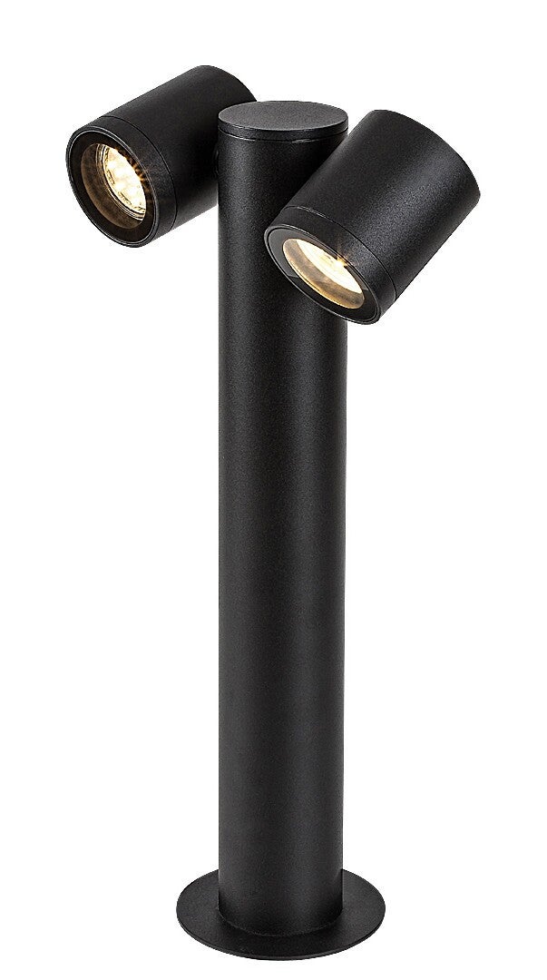 Lampa ogrodowa stojąca Enol czarna 2xGU10x35W IP44 wym: 44 x 21,5 x 11 cm aluminium Rabalux