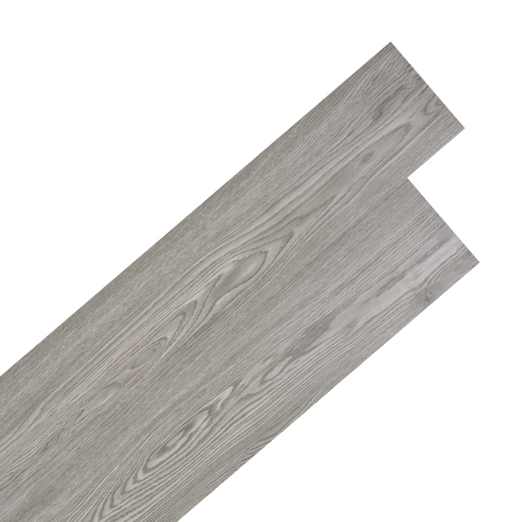 Maison exclusive - lamas para suelo de pvc autoadhesivas 5,02m² 2mm gris oscuro