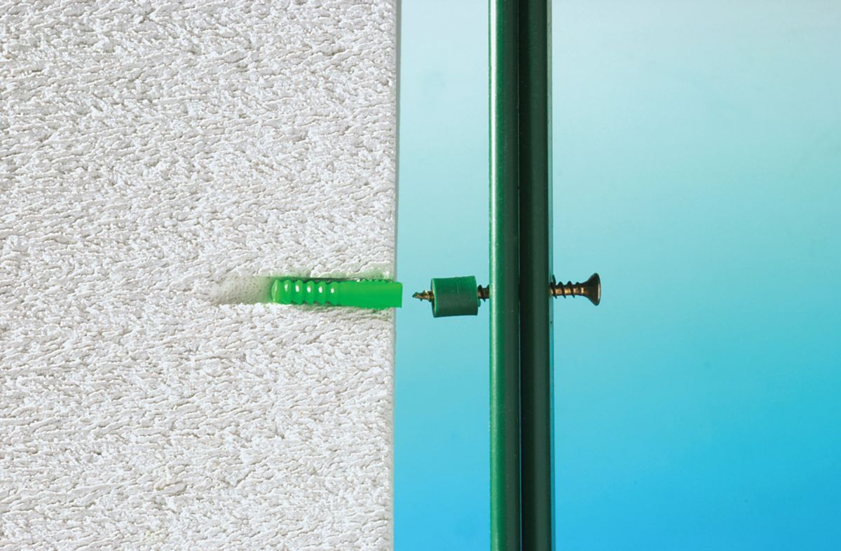 Treillis extensible en PVC vert 100x300 cm - 5