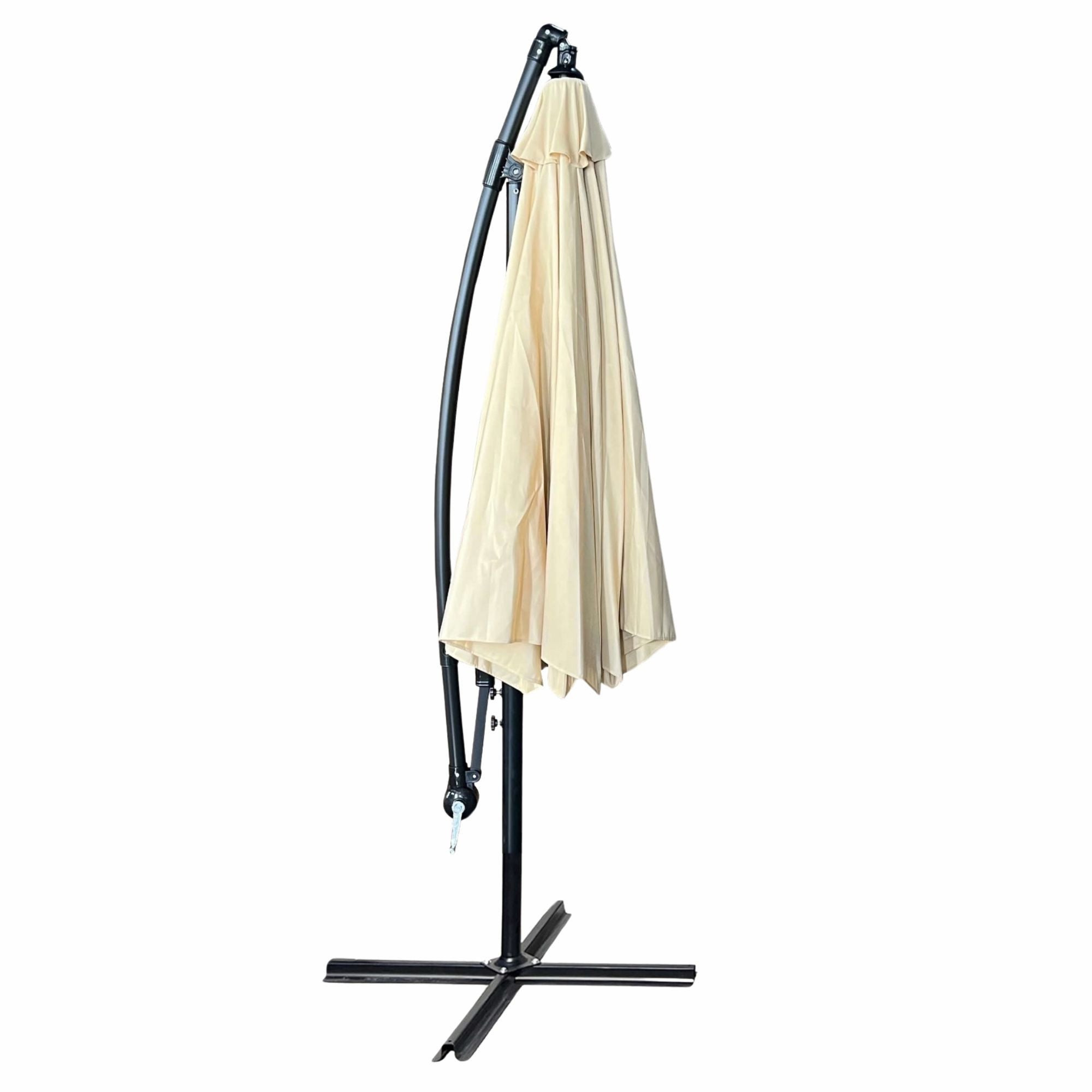 Parasol de jardin ASTER avec protection UV beige, Poids 12,1 kg Dimensions L300 x l300 x H245 cm - 2