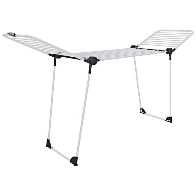 Stendino per Lavanderia Stendibiancheria Pieghevole da Parete in Acciaio Inossidabile Salvaspazio dal Design Compatto Ed Elegante per Balcone, Bagno, Terrazza,40 Cm,HaoAMZ