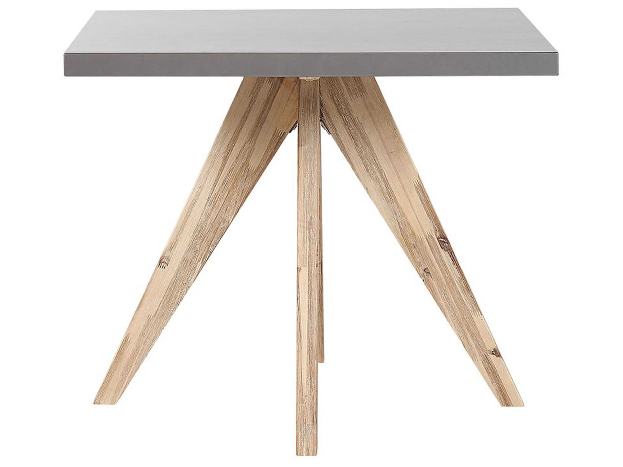 Set da pranzo da giardino 4 posti OLBIA con cuscini Cemento Beige - 5