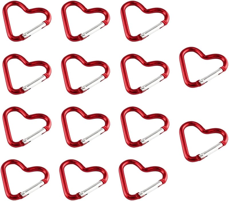 3,5 X 40 Mm  Mousqueton, Petit Mousqueton 8 Couleurs Mini Mousqueton Aluminium Petit Mousqueton Porte Cle Leger Et Resistant Porte Clef Pour Randon 98954100