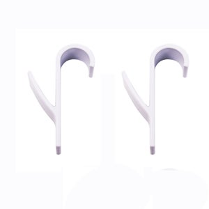Lot De 12 Crochets Blancs Pour Radiateurs Ronds – Accroche-serviettes, Support Rangement Salle De Bain – Multifonction Et Discret