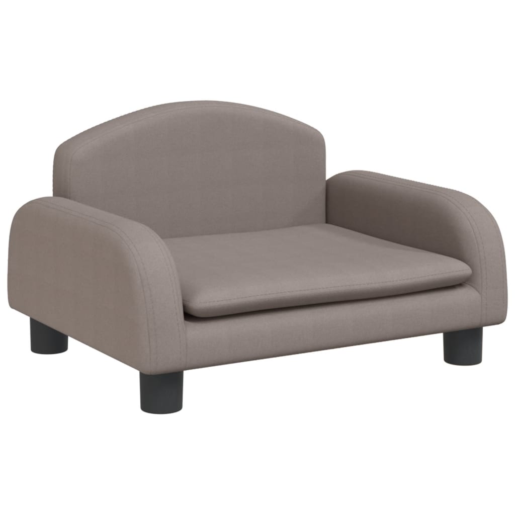 Sofá para niños | sofá de salón | sofá de descanso de tela gris taupe 50x40x30 cm cfw735278