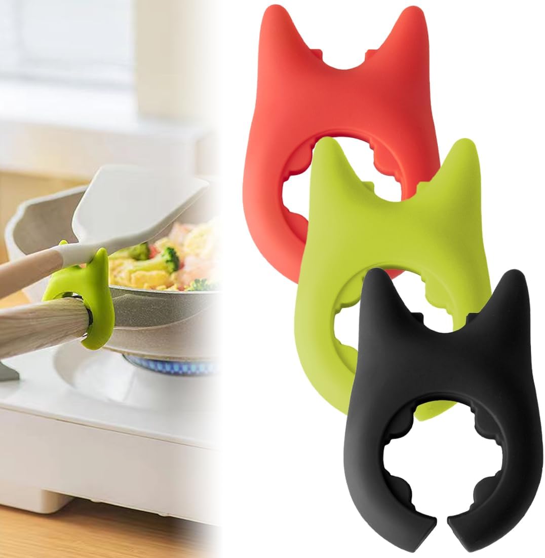 Podstawka pod łyżkę, 3 sztuki, silikonowy uchwyt na łyżkę kuchenną, odpowiedni do przechowywania łyżek i szpatułek po gotowaniu