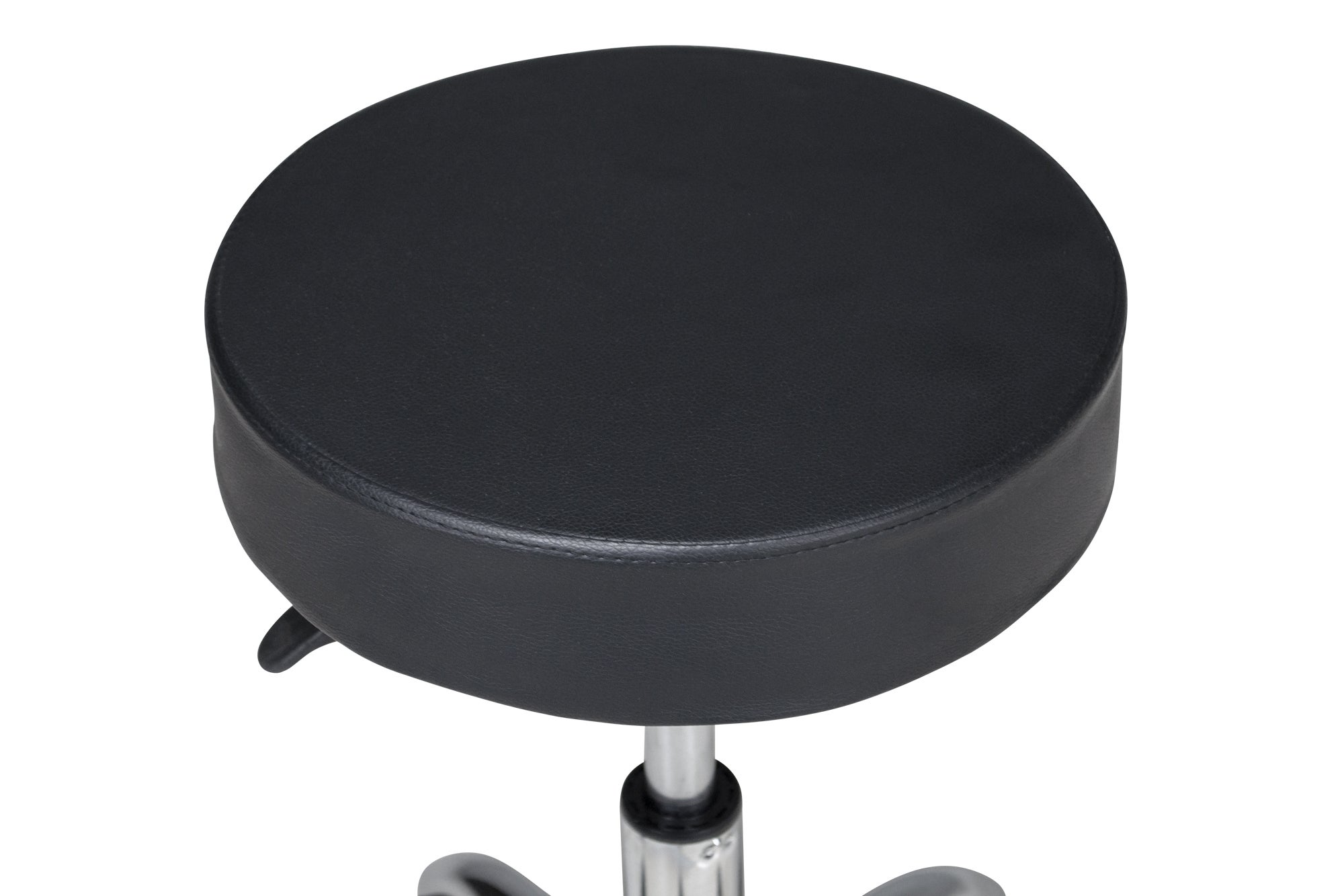 Sgabello professionale estetista in ecopelle, sgabello da ufficio mod. Alvin - 7