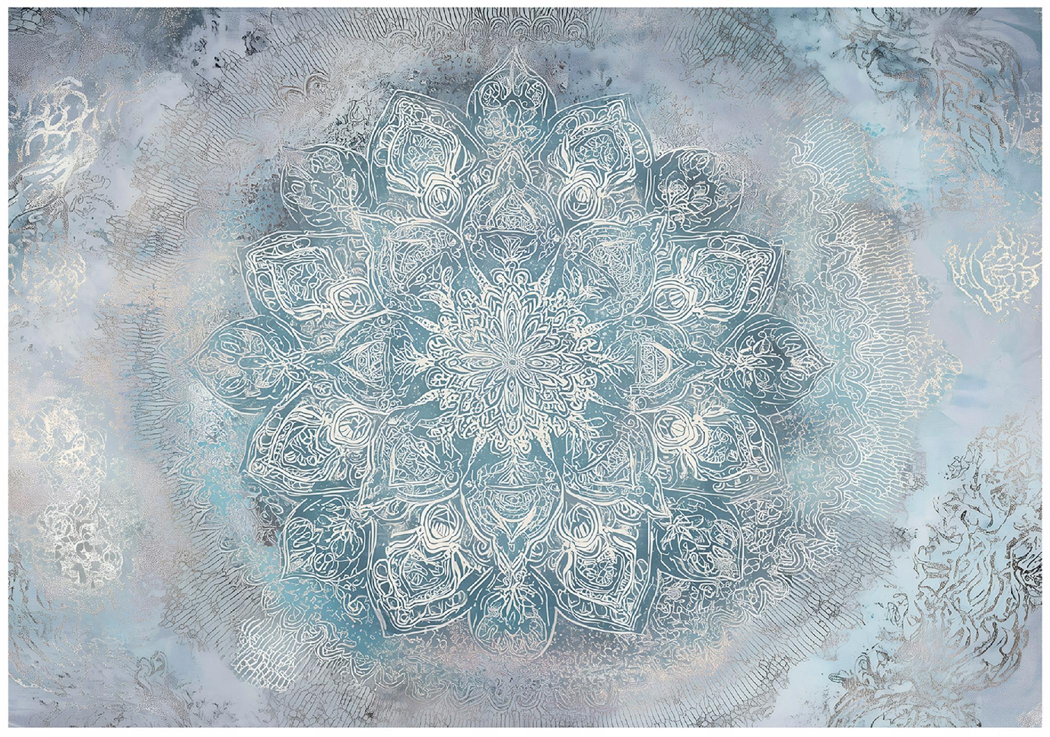 Fototapeta Mandala Abstrakcja Beton 350x250 cm Tapeta Do Sypialni Salonu Kuchni Na Flizelinie