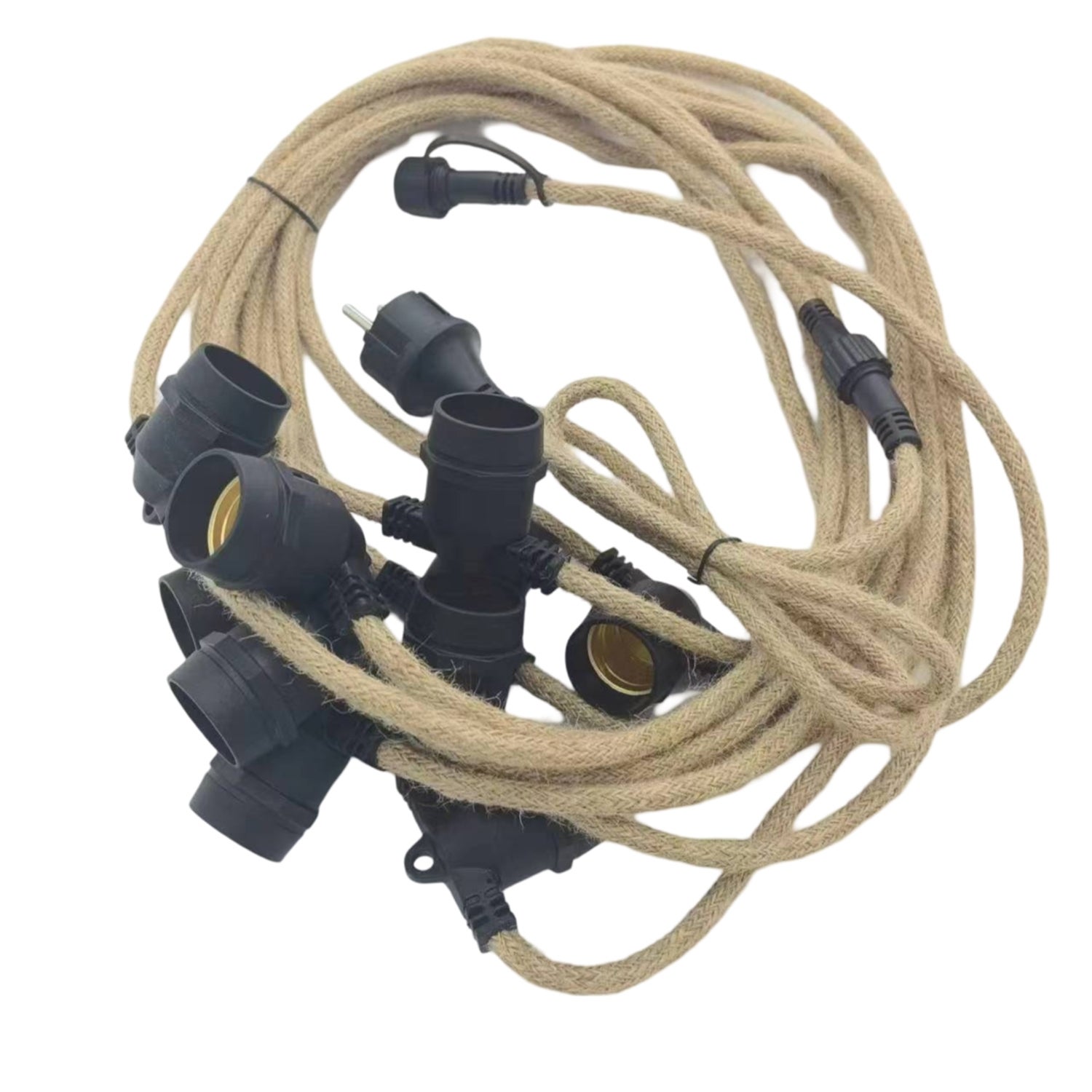 Wisdom Line Guirlande Lumineuse Extérieure, 10 Douilles E27