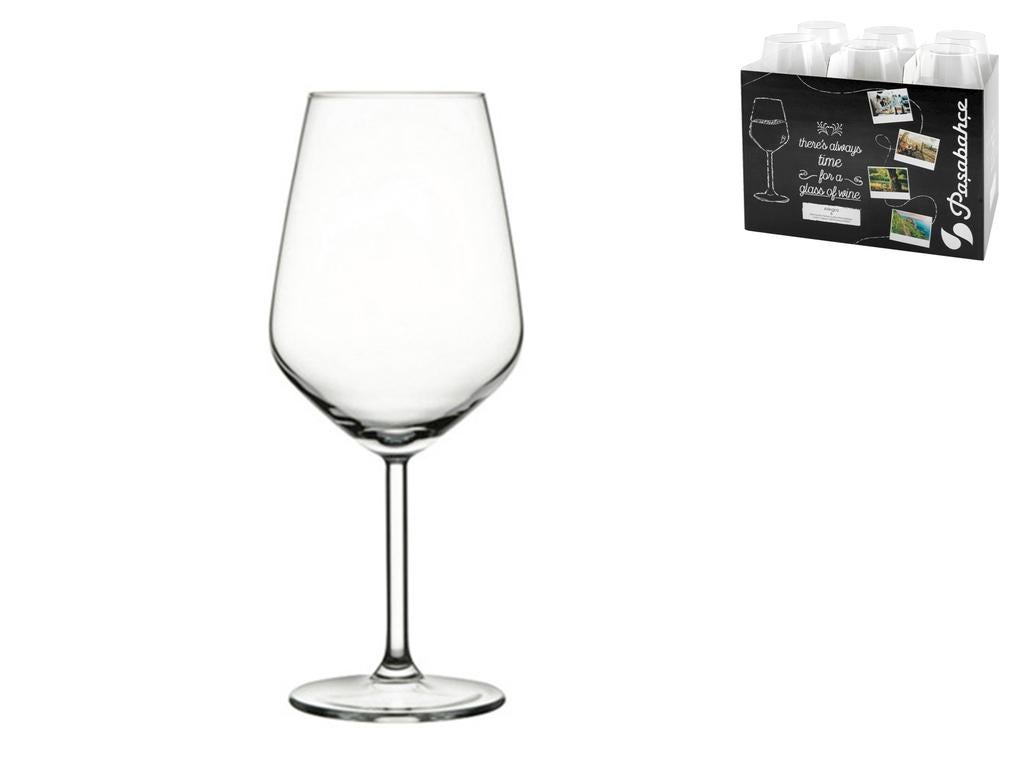 6 Verres à Eau Pasabahce Allegra VAP - 34,5 Cl - Transparents - Lavables à La Main