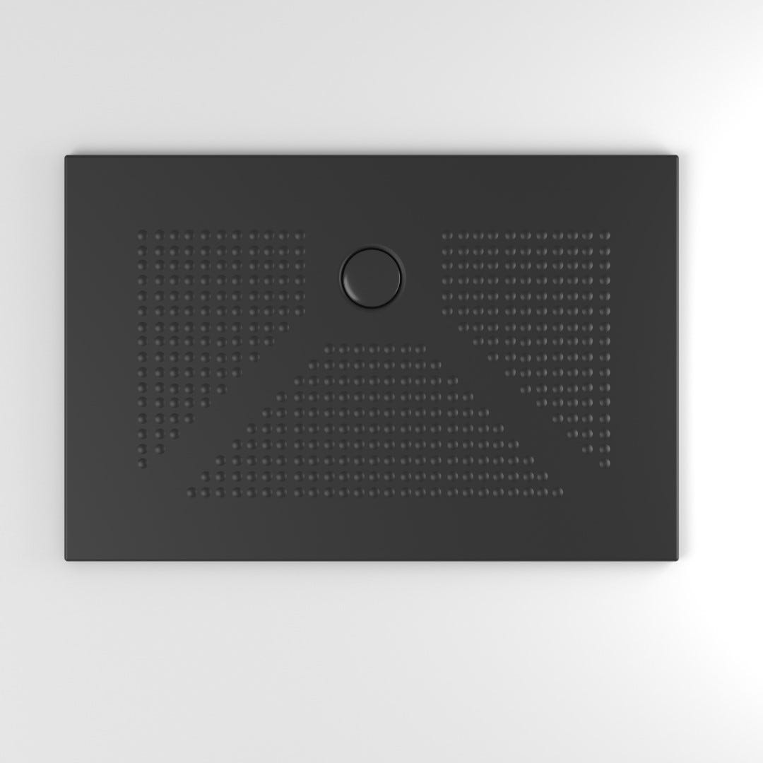 Plato De Ducha De Composite "Kalait" Stabilsound Plus Smooth White