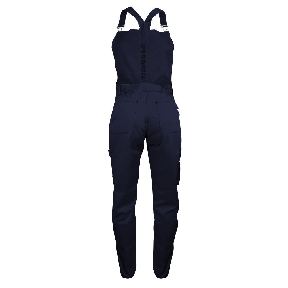 Salopette de Travail Femme Bleu Marine - Fashion Sécurité - Résistante, Confortable et Tendance - Bricolage et Jardinage - 38 - Taille 38 - 4