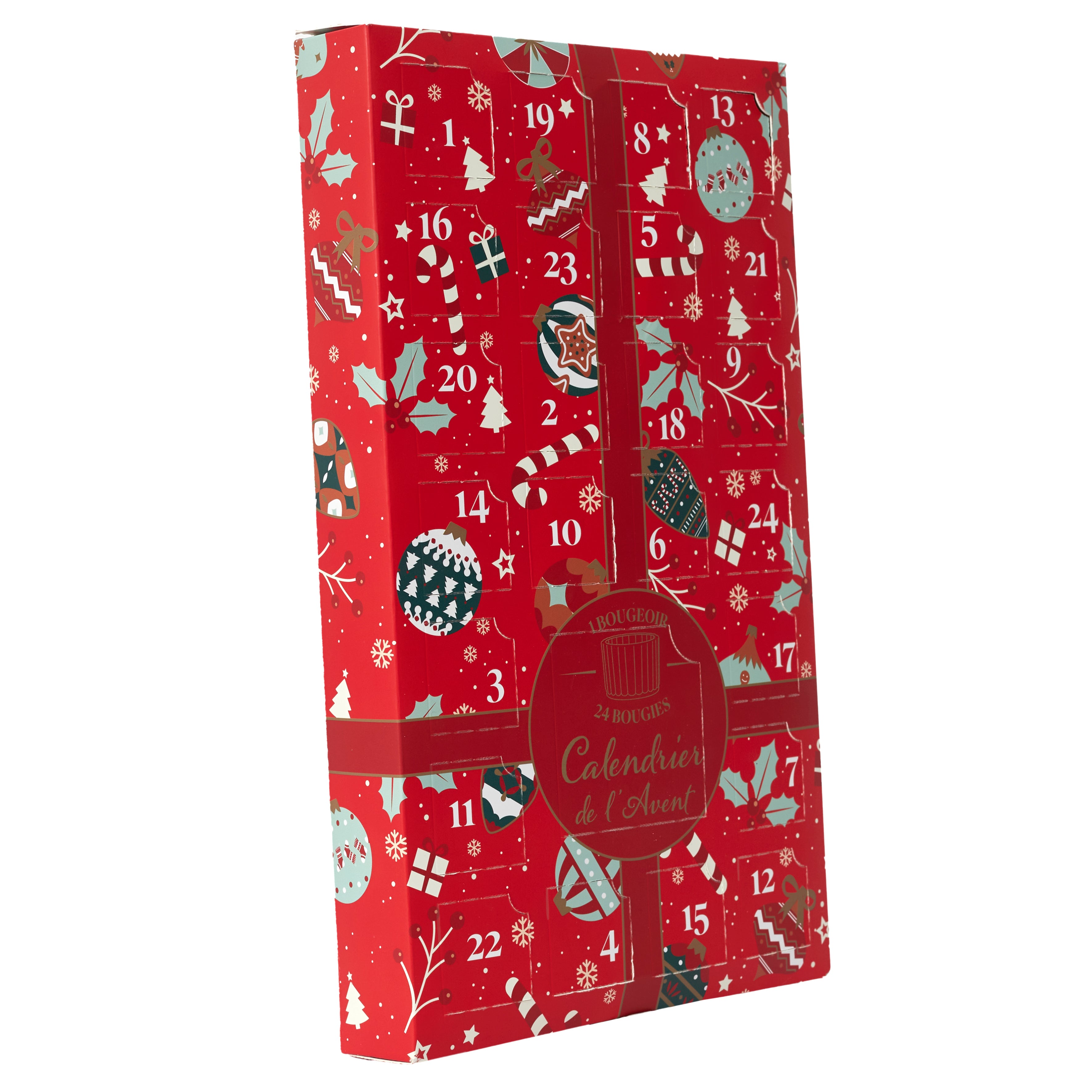 Bougie - Home Deco Factory - Photophore - Parfumée - Rouge - 5