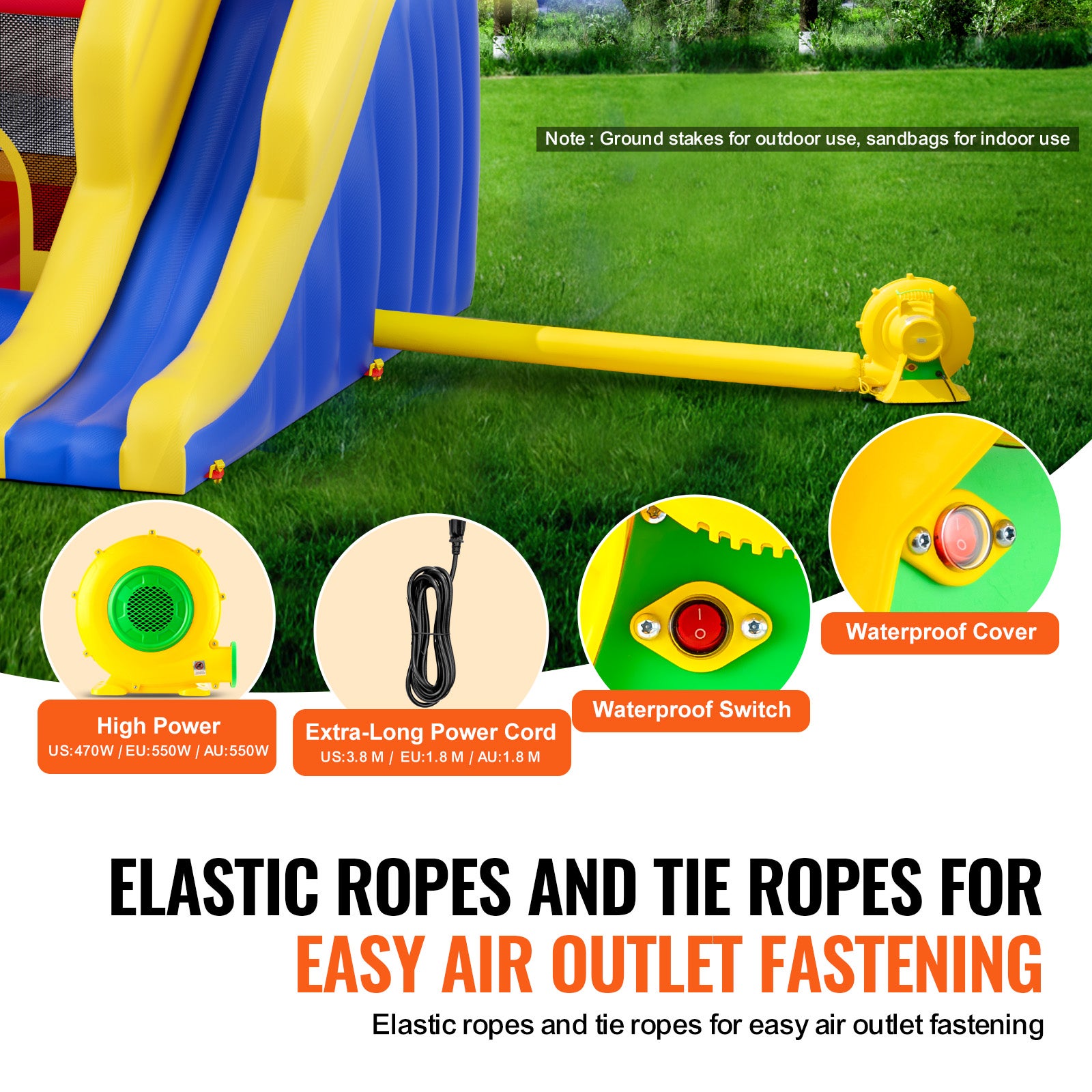 Castello gonfiabile SucceBuy 134 x 102 x 91