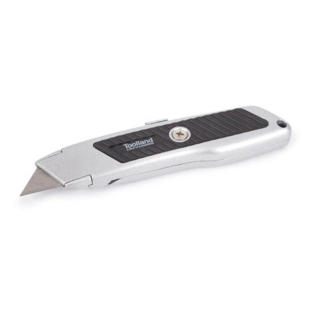 Cutter utilitar cu lama autoretractabila tip trapez Toolland MES08 ...