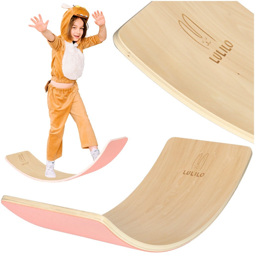 Balançoire d'équilibre rouge en bois | La Fée aux Jouets